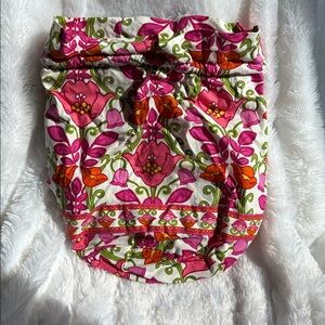 Floral Pink and Orange Vera Bradley Wet Bag